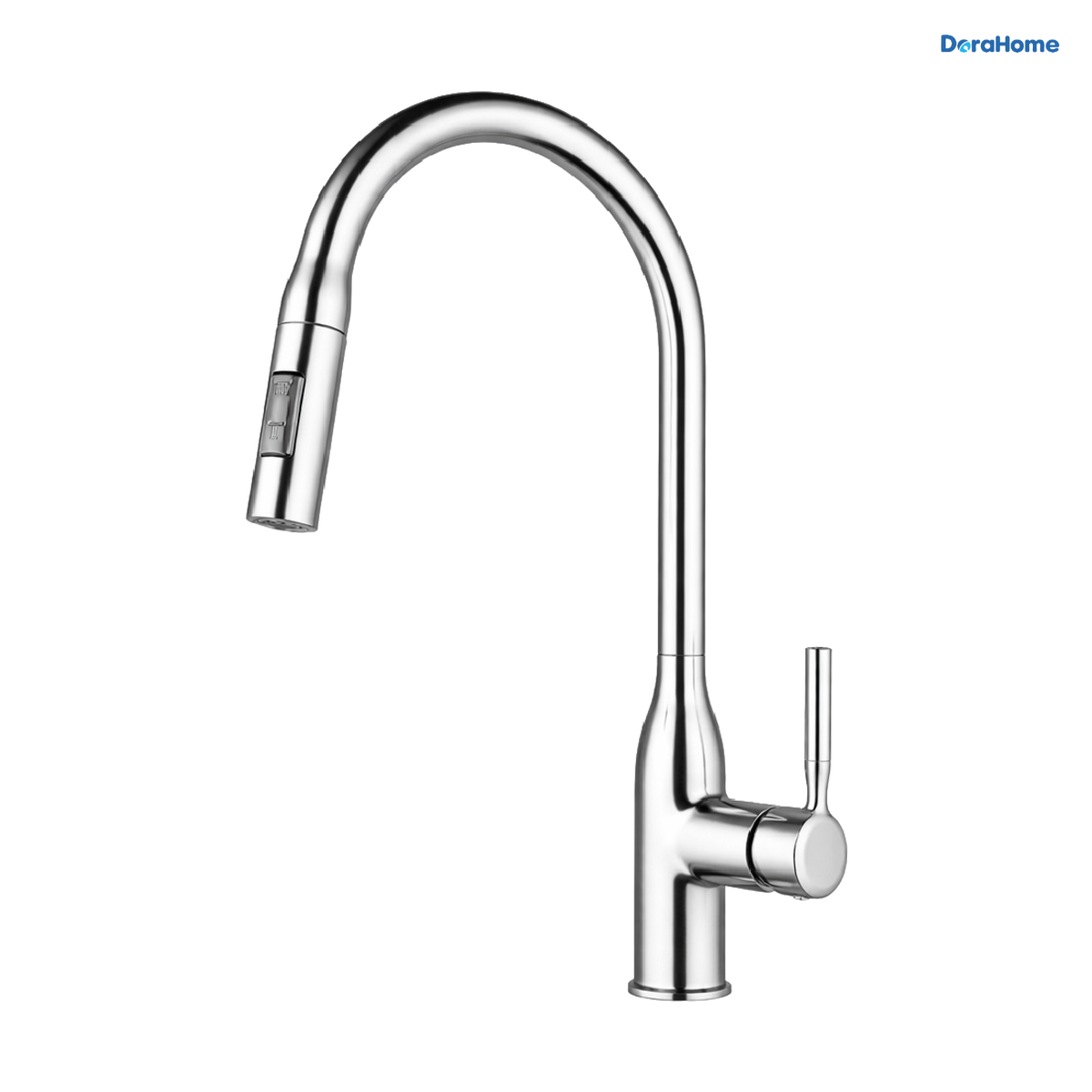 Vòi rửa chén nóng lạnh dây rút GRANDX GXF16 Pro